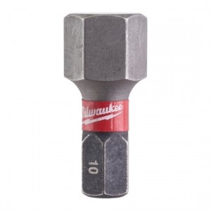 Shockwave Impact Duty vijačni nastavek Milwaukee Hex Hex 10 mm x 25 mm dolžine - 2 kos