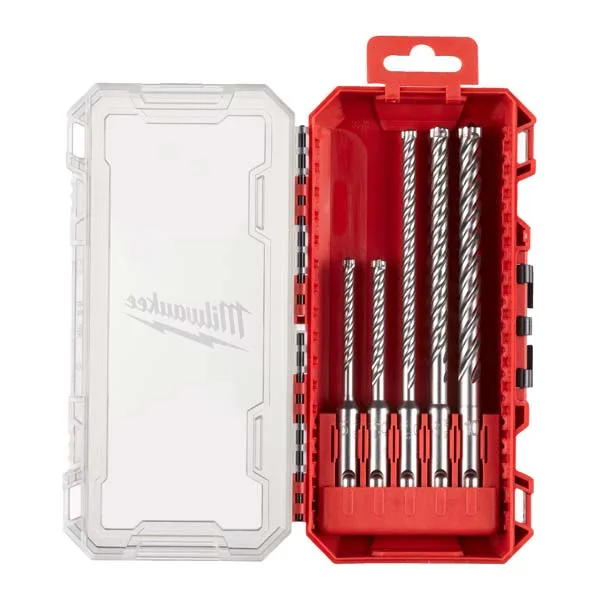 Milwaukee 5 delni set svedrov SDS-Plus MX4 od 5 do 10 mm