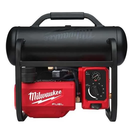 Milwaukee FUEL M18 FAC akumulatorski zmogljivi kompresor za poganjanje pnevmatskih orodij s 7.6 litri kapacitete rezervoarja