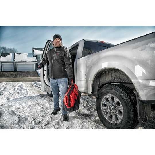 Milwaukee moška črna Softshell jakna M12 HJBL4 z gretjem - slika 5