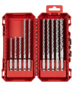 Milwaukee 10 delni set svedrov za beton SDS-Plus MX4 od 5 do 12 mm Nova Generacija