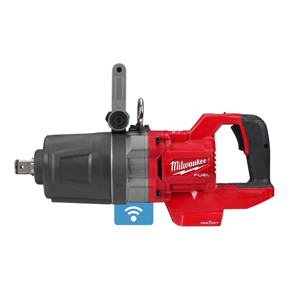 Akumulatorski udarni vijačnik Milwaukee M18 FUEL™ ONE-KEY™ ONEFHIWF1DS 1″ z visokim navorom, D-ročajem, torzijskim obročem in kratkim nastavkom