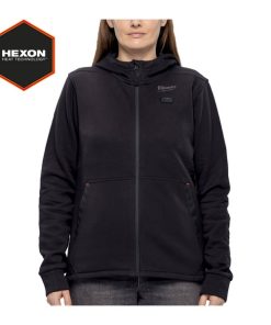 Milwaukee ženski črni ogrevan termoflis HEXON M12 HHLBL5-0