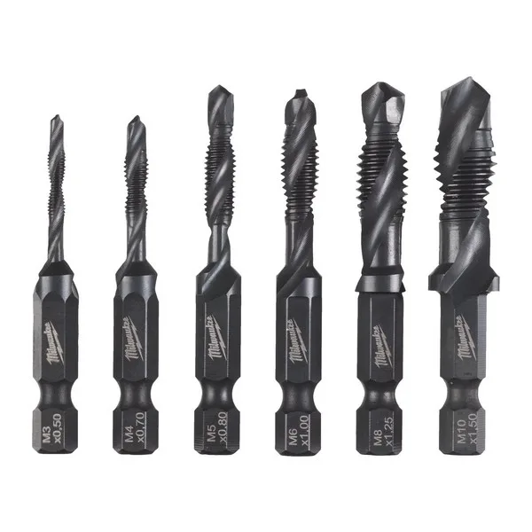 Milwaukee HSS-G kombinirani navojni svedri M3-M10 set 6-delni