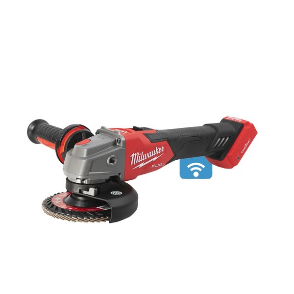 Milwaukee M18 ONEFSAG125XB-0X FUEL kotna brusilka 125 mm (zavora, ONE-KEY, brez baterije)