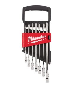 Milwaukee set kombiniranih ključev z ragljo MAX BITE – 7 delni (8–17 mm)