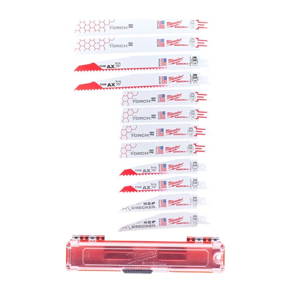 Milwaukee set listov za sabljasto žago SAWZALL 12 kosov