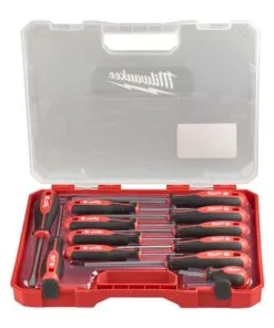 Set izvijačev TRI-LOBE set 4 - 12 delni set je dobavljiv v kovčku