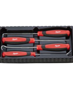 Set kavljev in šil - 4 delni Milwaukee v pladnju