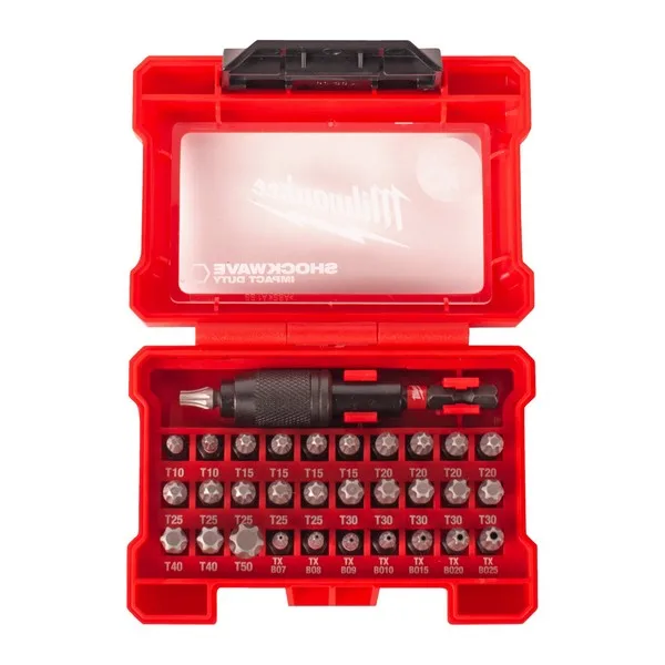 Vijačni nastavki TORX Milwaukee SHOCKWAVE 32 delni set