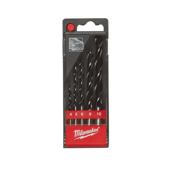 Milwaukee svedri za les 4-10 mm 5 delni set