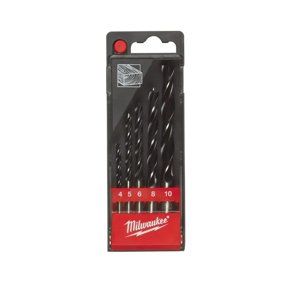 Milwaukee svedri za les 4-10 mm 5 delni set