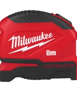 Tračni 8m meter Milwaukee s samodejnim zaklepom
