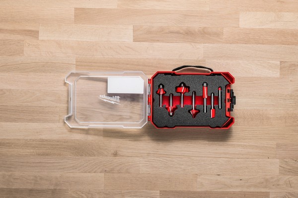 Milwaukee 7 delni set dvoreznih HM rezkarjev z 8 mm vpetjem - slika 3