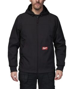 Milwaukee črna jakna SJ BL s kapuco FREEFLEX Softshell